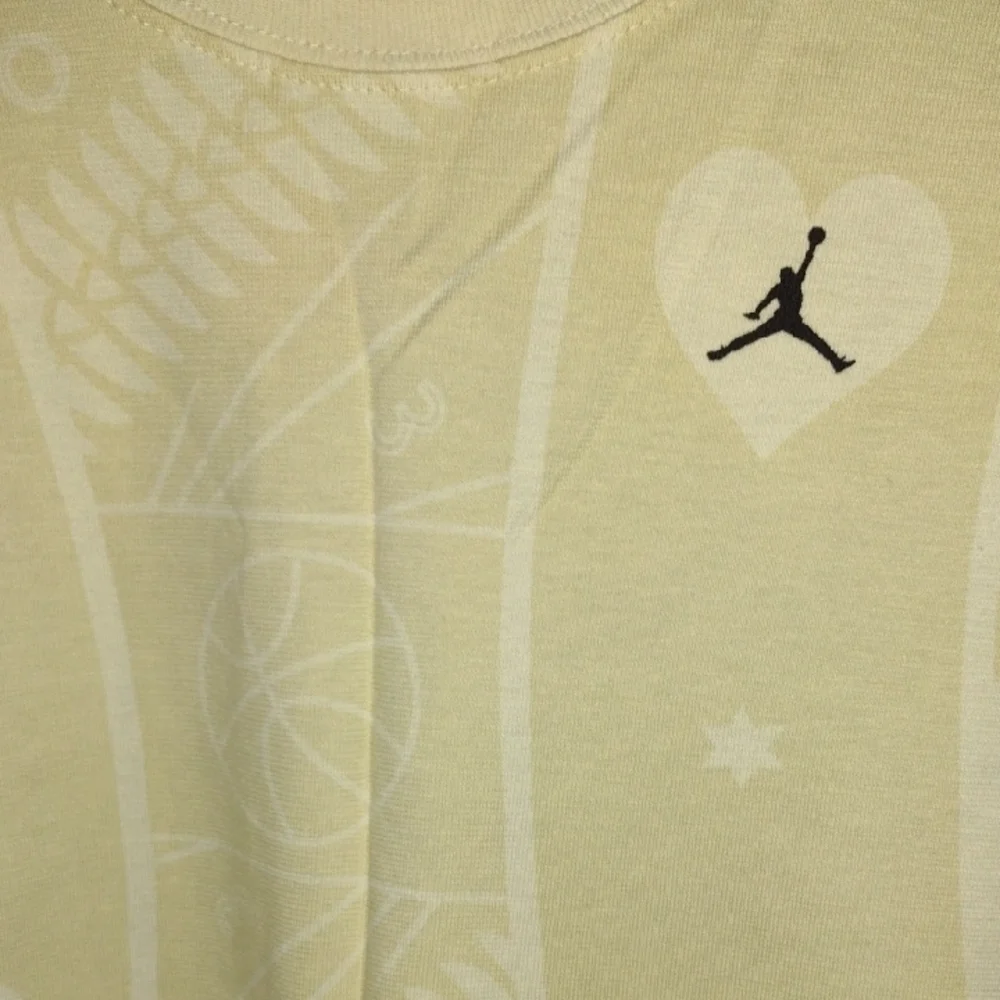 Cream Graphic T-Shirt with Logo - Picture 3 of 4